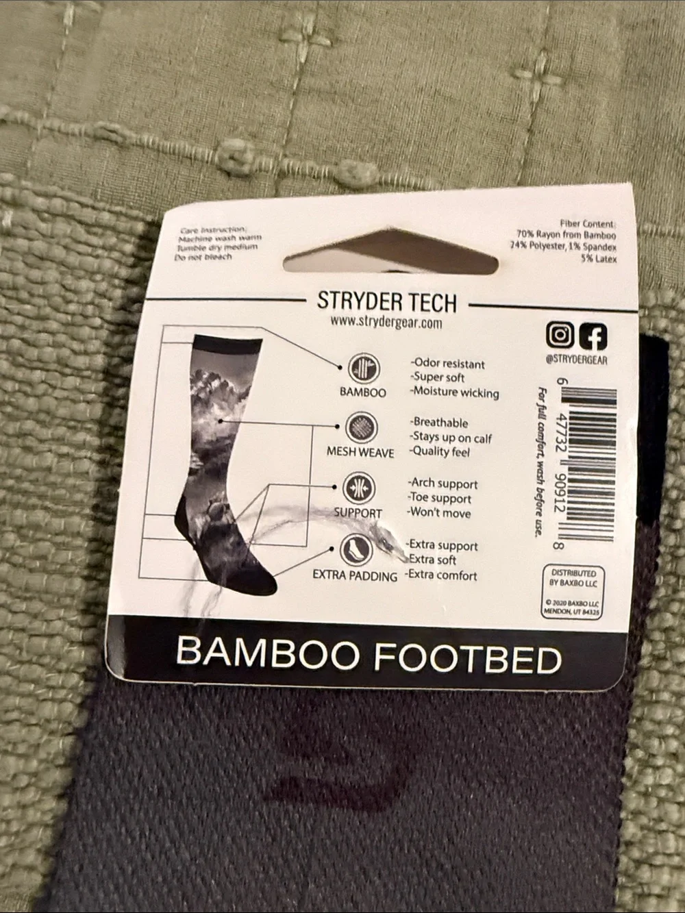 Stryder Men's San Francisco Graphic Crew Socks - 🆕